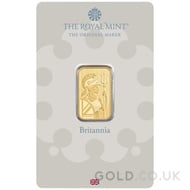 5g Britannia Minted Gold Bar