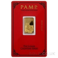 5g PAMP Year of the Pig Gold Bar