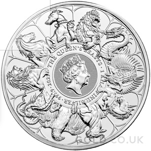 Silver 1 Kilo Queen's Beast Completer Coin (2021)