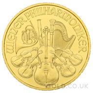 Gold Philharmonic Quarter Ounce Coin (2020)