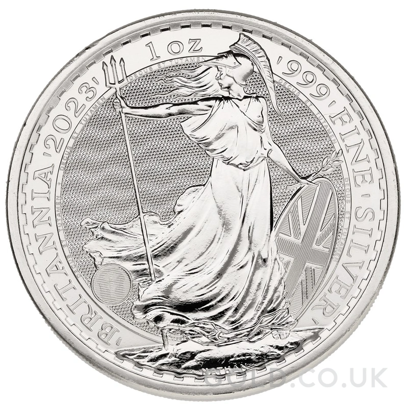 2023 1oz Silver Britannia Coin Queen Elizabeth II