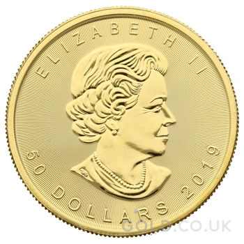 2019 Canadian Maple Leaf Gold Coin 1oz