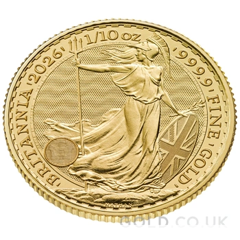 2026 1/10oz Gold Britannia Coin