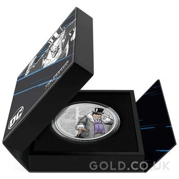 2023 The Penguin DC Villains 1oz Proof Silver Coin Boxed
