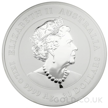 2021 Year of the Ox Silver Coin 1kg Perth Mint Australian Lunar Series