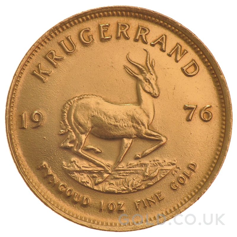1976 Krugerrand Gold Coin 1oz