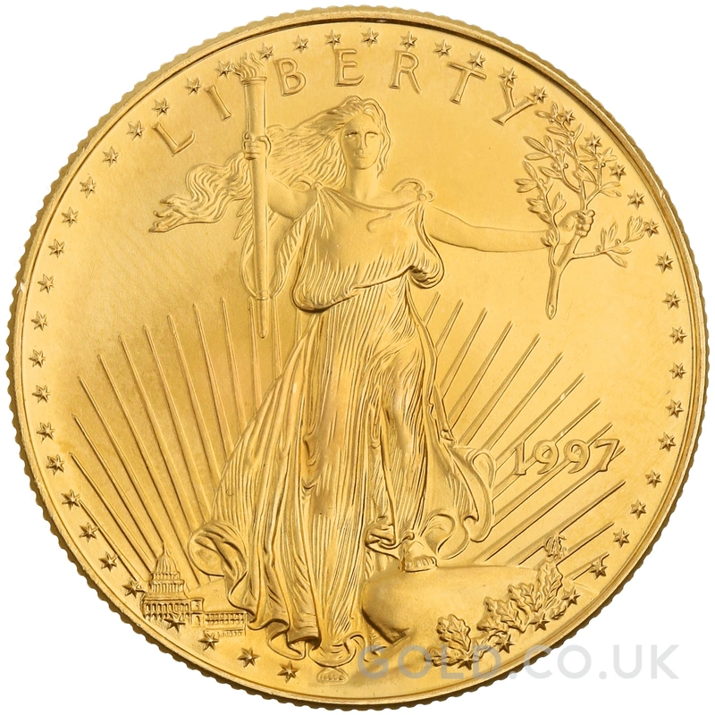 1997 1/2oz American Eagle Gold Coin