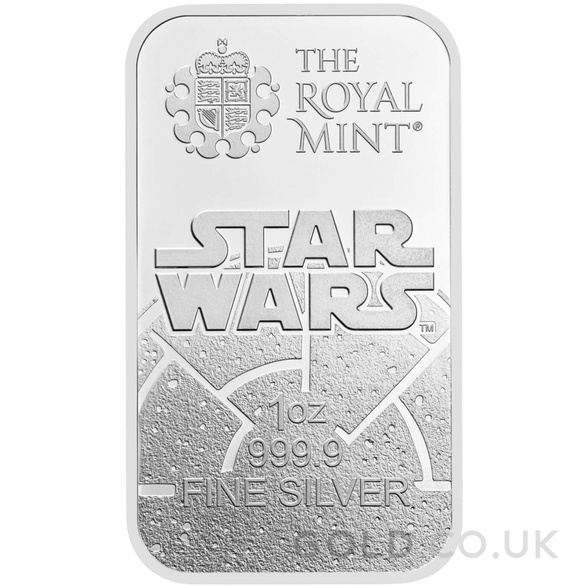 1oz Silver Bar Star Wars Dark Side