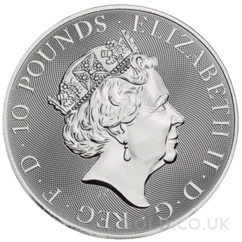2022 10oz Queen's Beasts Completer Silver Coin