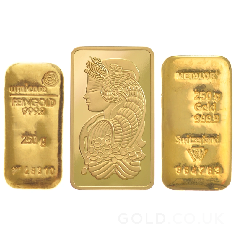 250g Gold Bars Best Value (Brand New)