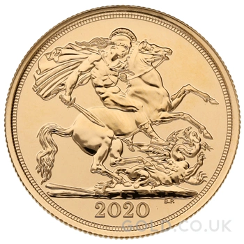 Elizabeth II Fifth Head Gold Sovereign Gift Boxed