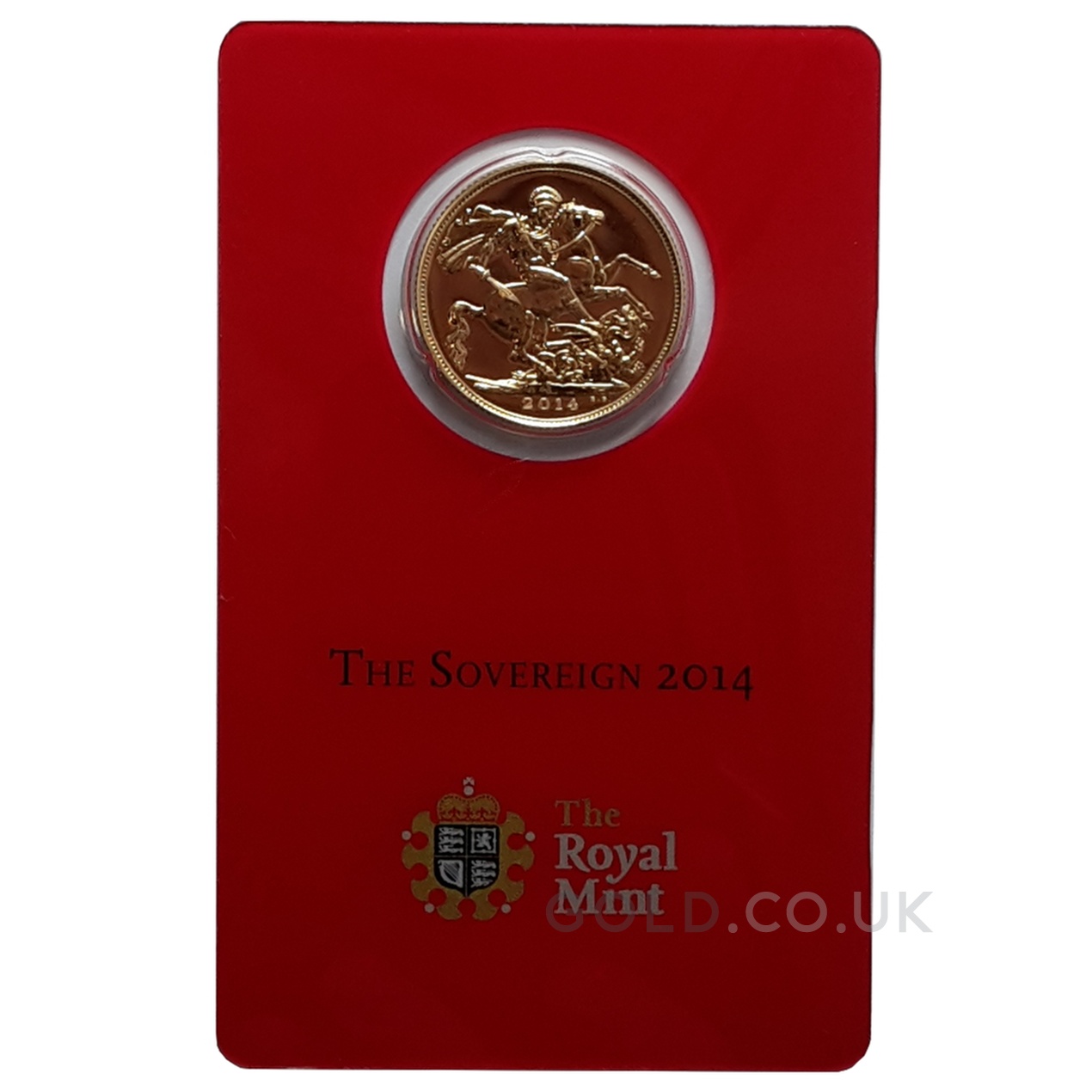 2014 Gold Sovereign Coin Elizabeth II Fourth Head India