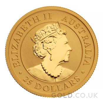 2021 1/4oz Australian Kangaroo Gold Nugget Coin