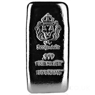 100g Scottsdale Silver Bar
