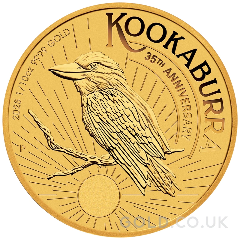 2025 1/10oz Australian Kookaburra Gold Coin