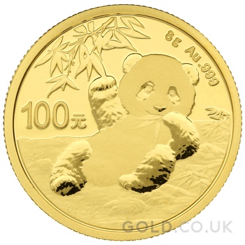 2020 8g Chinese Panda Gold Coin