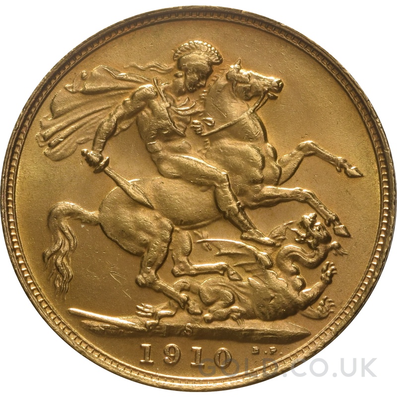 1910 Gold Sovereign Coin Edward VII Sydney