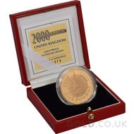 Gold Five Pound Proof Coin, Millennium Boxed (1999-2000)