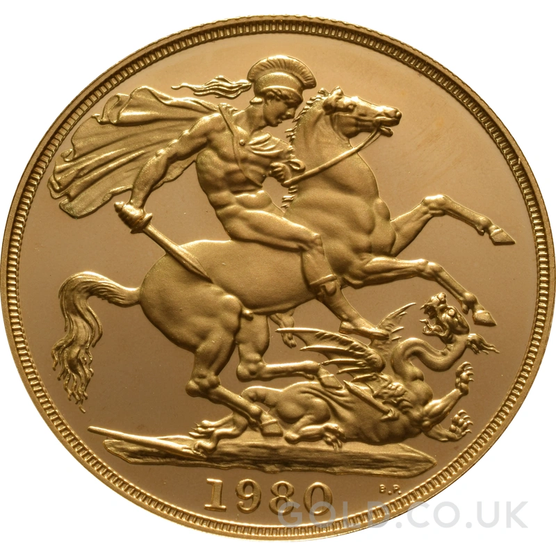 1980 Proof £2 Coin Gold Double Sovereign