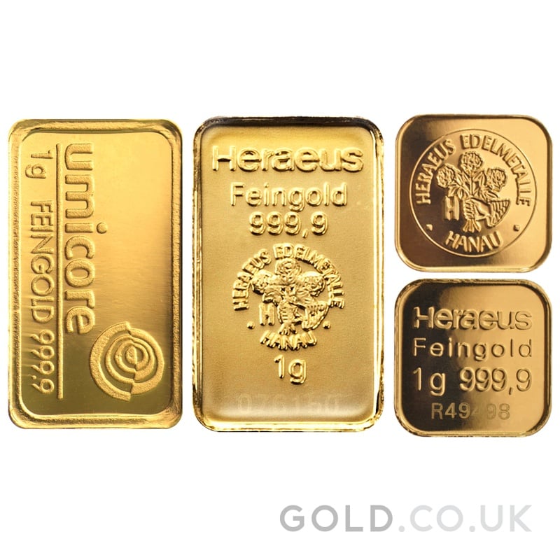 1g Gold Bar (Pre Owned)