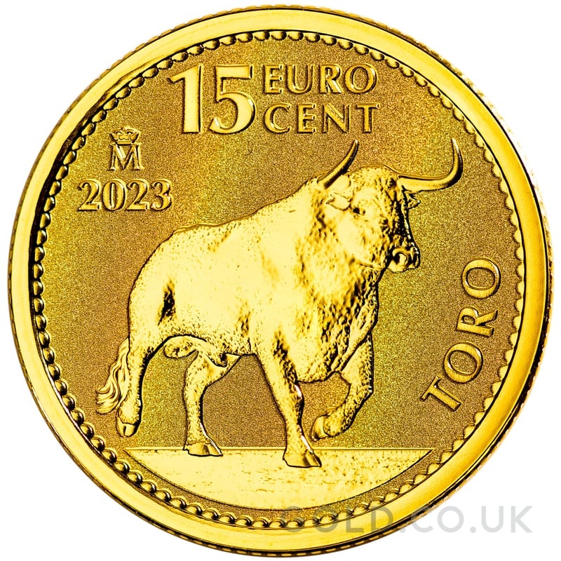 2023 1/10oz Spanish Gold Bull Coin