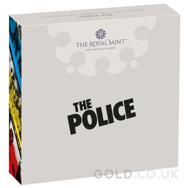 2023 Proof 1oz The Police Silver Coin Music Legends Boxed