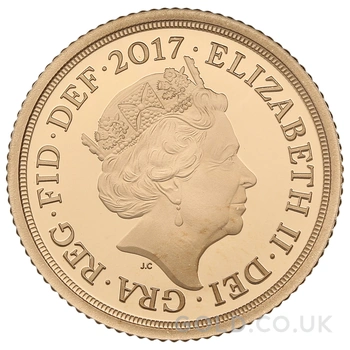 2017 Proof Gold Half Sovereign Boxed
