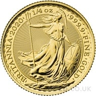 Quarter Ounce Britannia Gold Coins (2020)