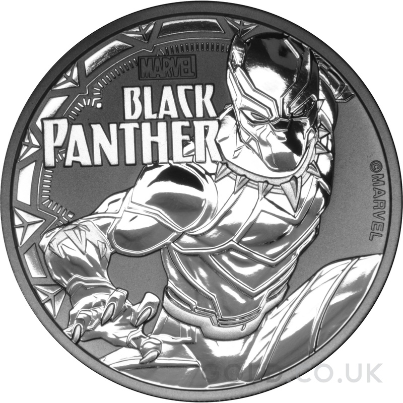 2018 Black Panther Silver Coin 1oz