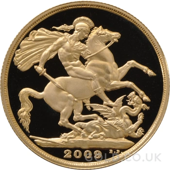2009 Proof £2 Coin Gold Double Sovereign