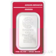 100g Heraeus Silver Bar