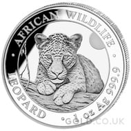 Silver Somalian Leopard 1 Ounce (2025)