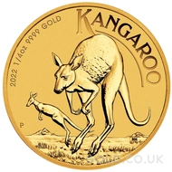 2022 1/4oz Gold Kangaroo Coin