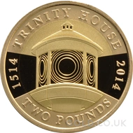 500th Anniversary of Trinity House £2 Two Pounds Proof Gold Coin (2014)