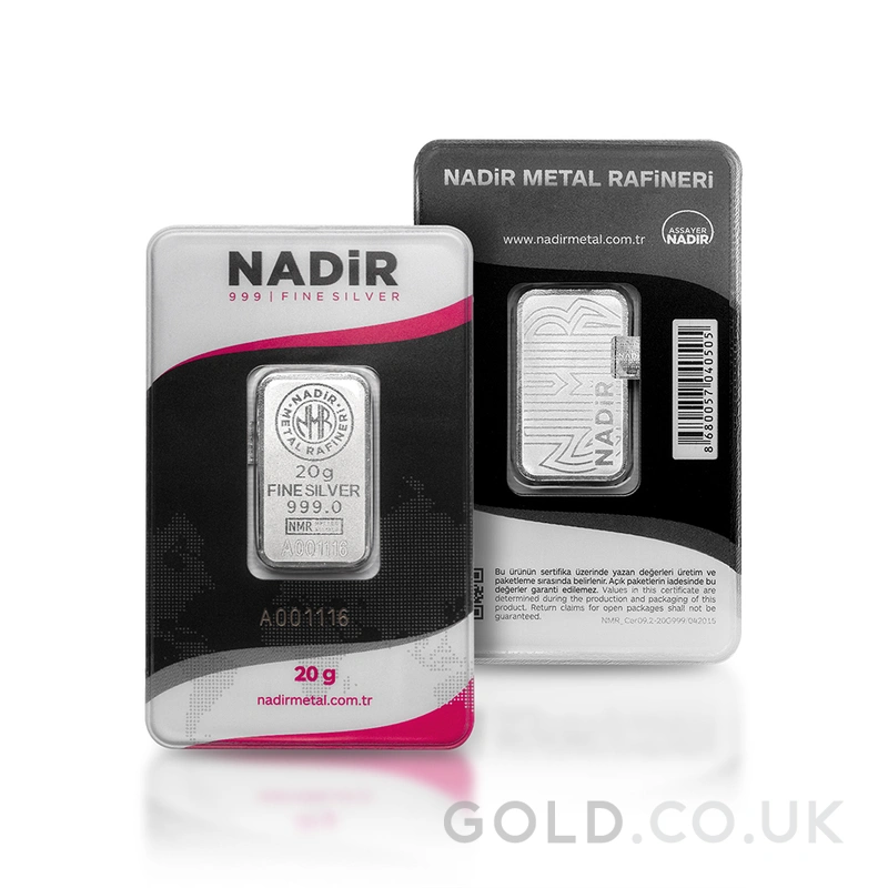 20g Silver Bar Nadir Minted
