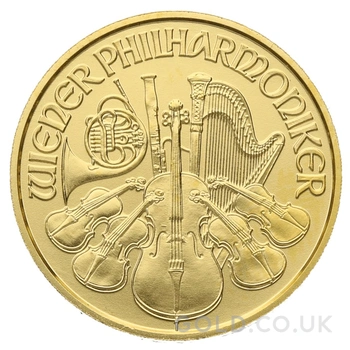 2019 1/10oz Austrian Gold Philharmonic Coin