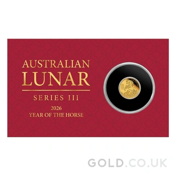 2026 0.5g Perth Mint Year of the Horse Proof Gold Coin