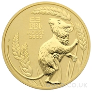 Gold Perth Mint Year of the Mouse 2oz (2020)
