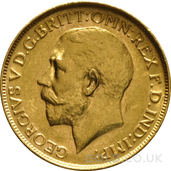 1913 Gold Sovereign Coin George V Perth