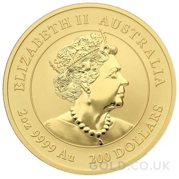 2020 2oz Perth Mint Year of the Mouse Gold Coin