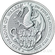 1oz Platinum Coin - The Red Dragon