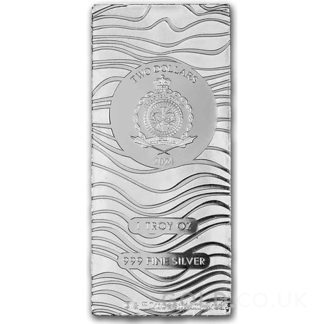 2024 1oz Star Wars Silver Bar (Coin) Mandalorian Beskar