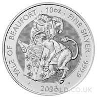 The Yale of Beaufort - Tudor Beasts 10oz Silver Coin (2023)
