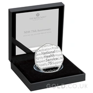 75 Years of the NHS 50p Proof Silver Coin Boxed (2023)