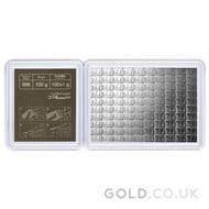 Valcambi 100 x 1g Silver Combi-Bar