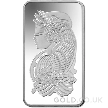 5oz Silver Bar PAMP Minted