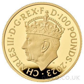 2023 1oz Gold Coronation of King Charles III Proof Coin Boxed