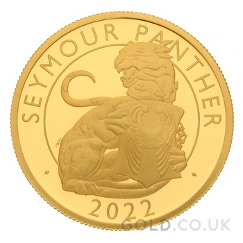 2022 Seymour Panther Gold Coin Tudor Beasts 1oz Proof Boxed