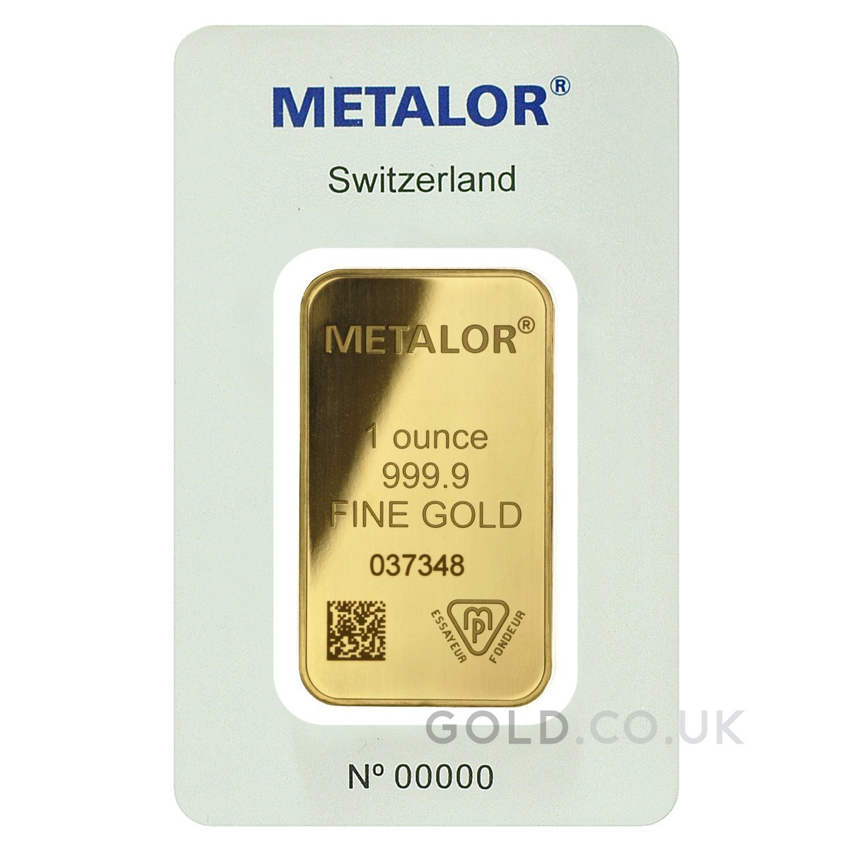 1oz Gold Bar Metalor