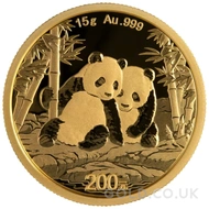 15g Panda Gold Coins